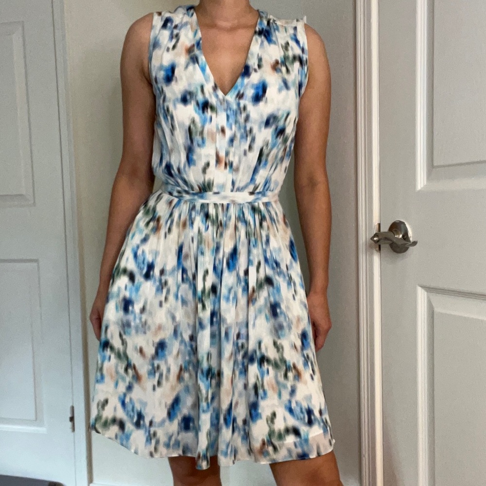 Reiss Frida Graphic Print Dress